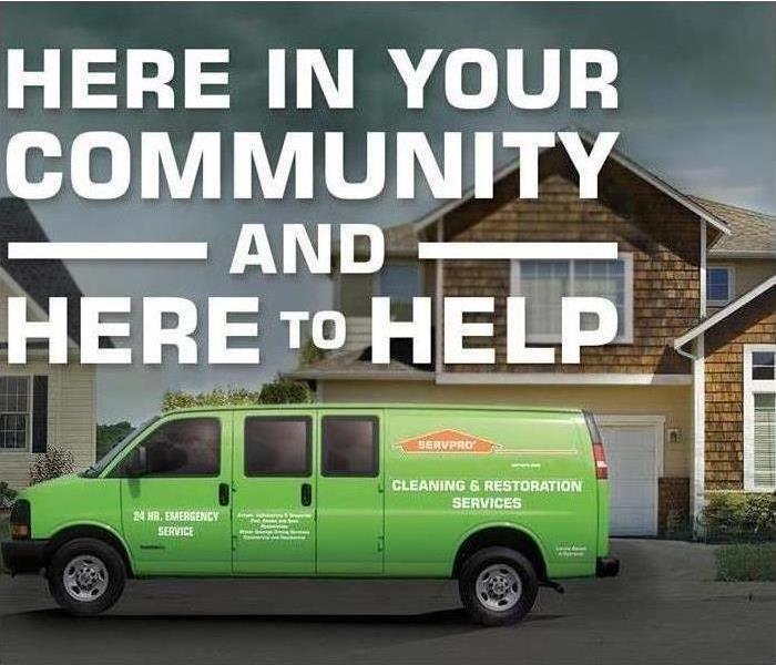 SERVPRO truck - here to help 