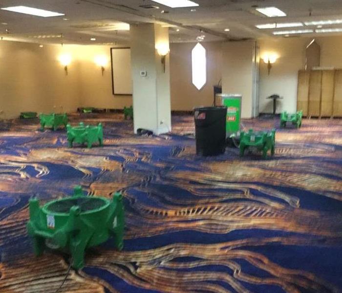 Equipment Set Up In Ballroom of Casino 
